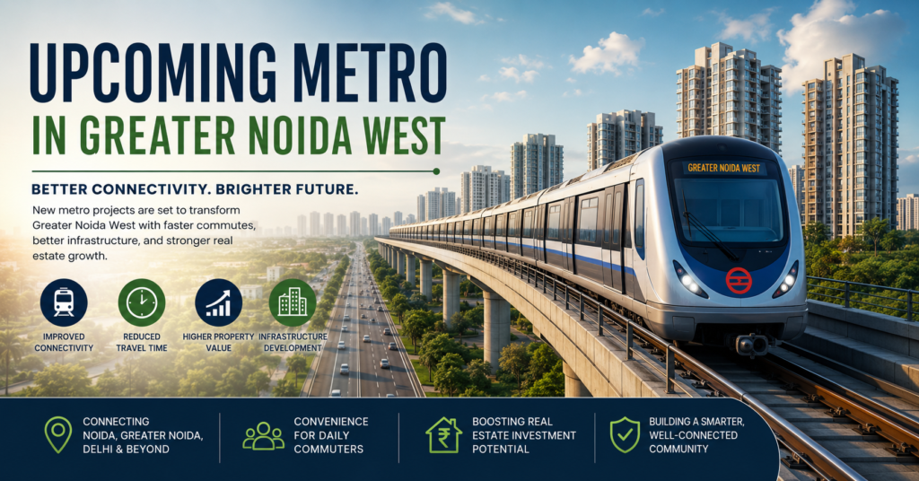 Upcoming Metro in Greater Noida West