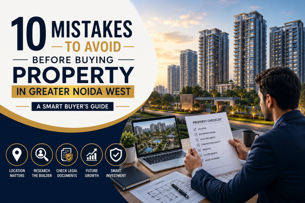 Mistakes to Avoid Before Buying Property in Greater Noida West