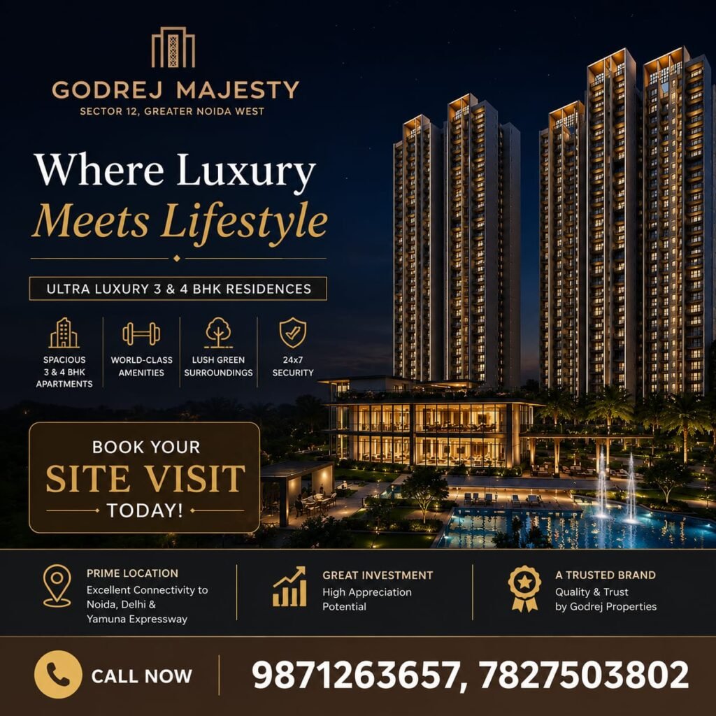 Buy Luxury Apartment in Greater Noida | Godrej Majesty