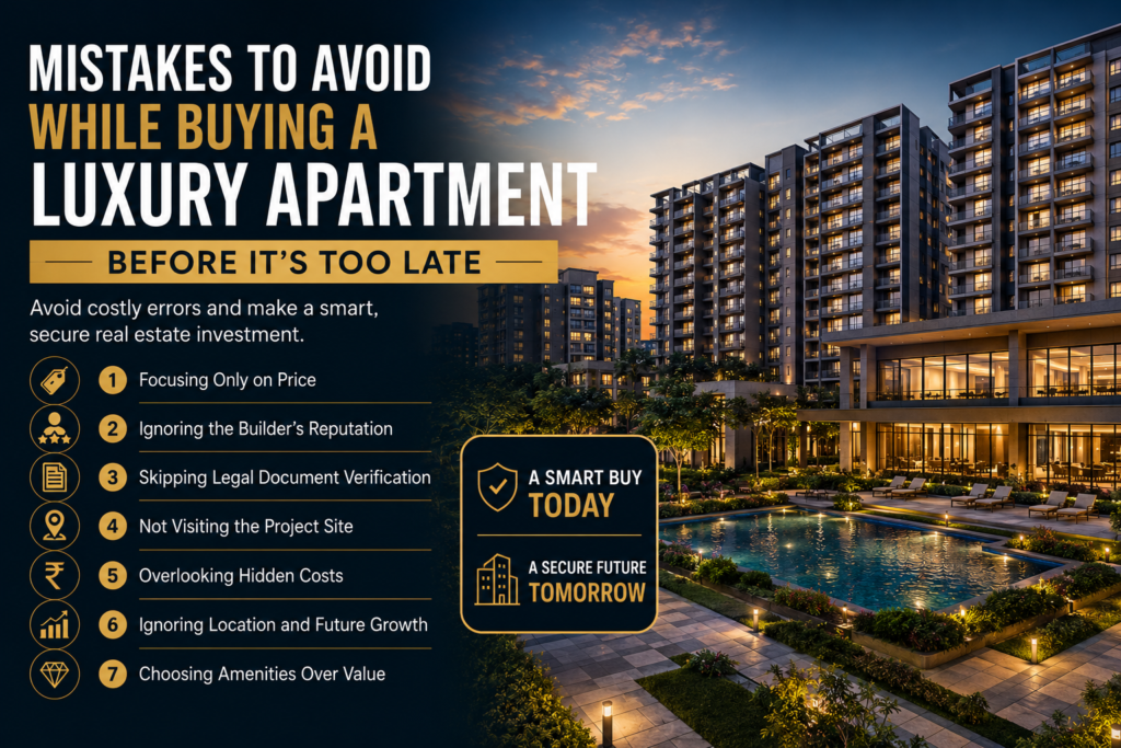 Mistakes to Avoid While Buying a Luxury Apartment