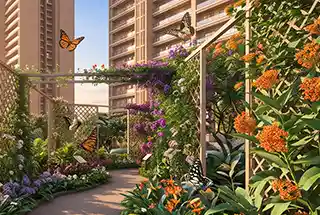 Godrej Majesty butterflygarden