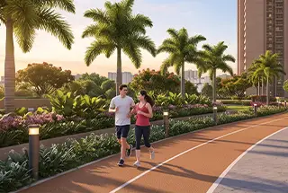 Godrej Majesty joggingtrack